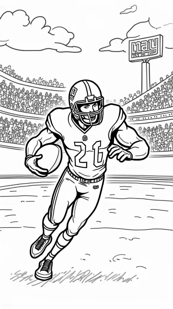 ny giants coloring pages